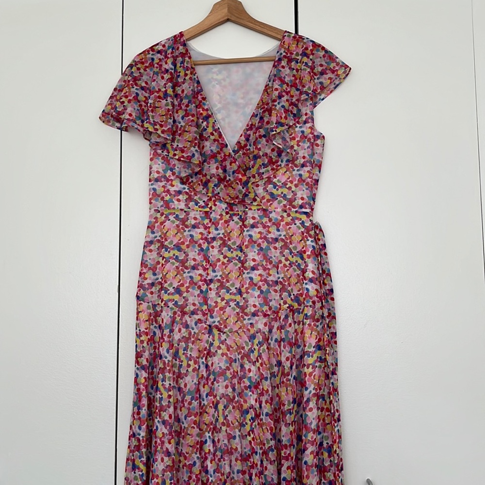 Long dress printed. Brand Ted Baker. Size 2 (equal to 4/6).